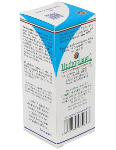 Tsa Silybum Marianum Frutos 50Ml. de Herboplanet