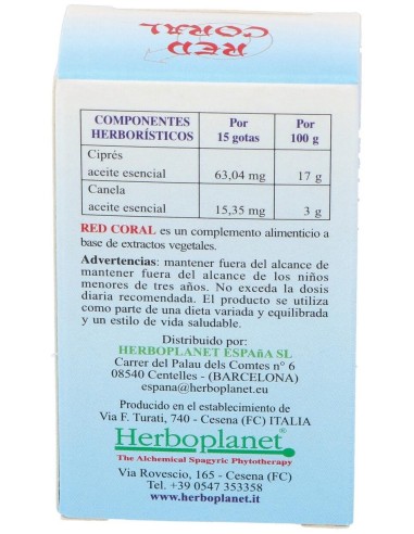 Red Coral Gotas 10Ml. de Herboplanet