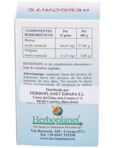 Hessonite Gotas 10Ml. de Herboplanet
