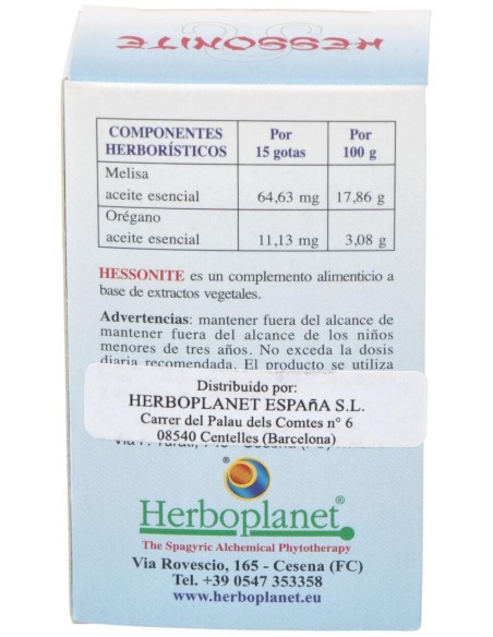 Hessonite Gotas 10Ml. de Herboplanet
