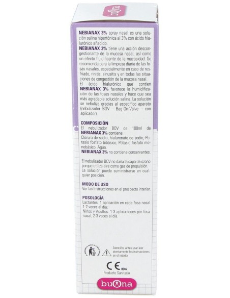 Nebianax 3% Spray Nasal 100Ml. de Buona
