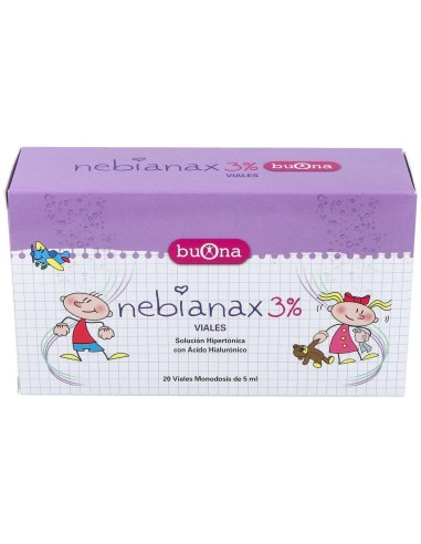 Nebianax 3% Limpieza Nasal 20Viales de Buona