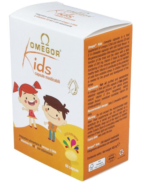 Omegor Kids Masticable 60Cap. de Uga Nutraceuticals