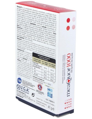 Meaquor 1000 30Perlas de Uga Nutraceuticals