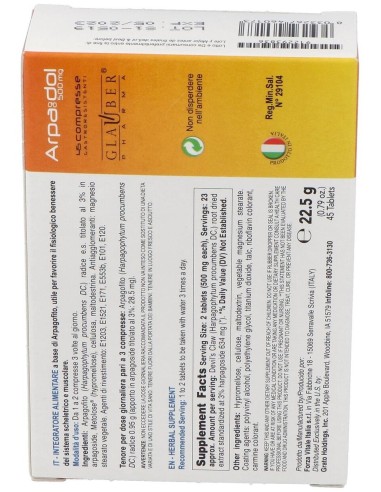 Arpagodol 45Comp. de Glauber Pharma