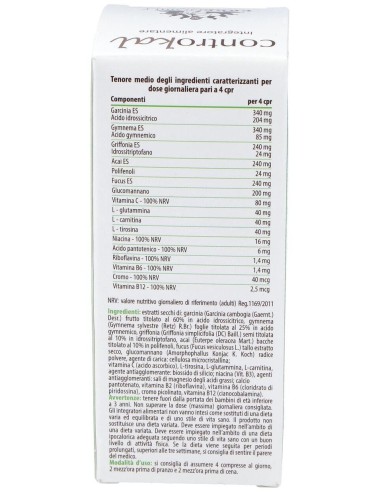 Controkal Compost Obesidad 60Comp de Erbenobili