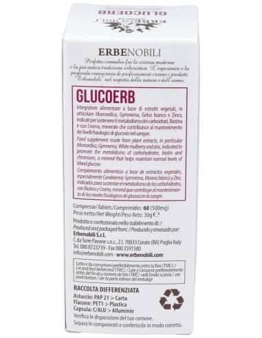Glucoerb Compost Glucemia 60Comp de Erbenobili