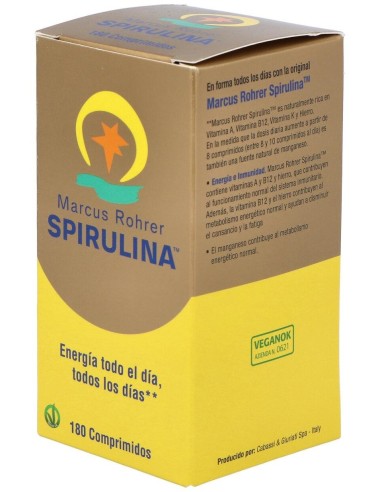 Espirulina 180 Comprimidos  de Marcus Rohrer
