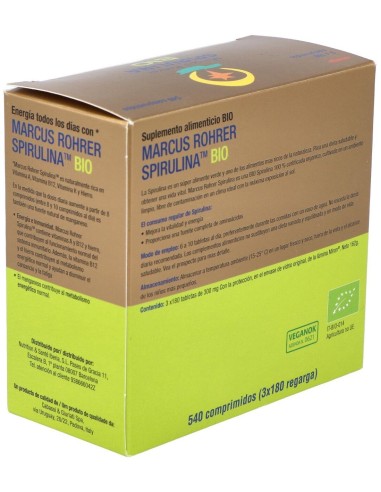 Spirulina Bio Recarga 540Comp. Marcus Rohrer de Marcus Rohrer