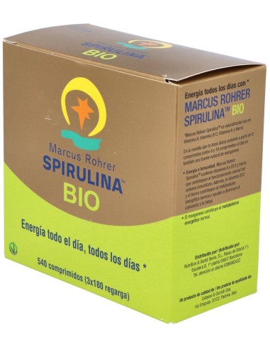 Espirulina Bio Recarga 540 Comprimidos  de Marcus Rohrer