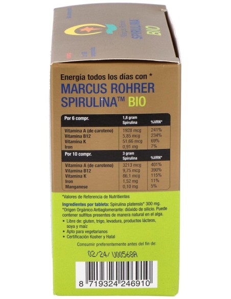 Spirulina Bio Recarga 540Comp. Marcus Rohrer de Marcus Rohrer
