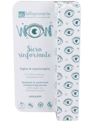 Serum Wow Fortalecedor Pestañas Y Cejas 10Ml. de La Saponaria