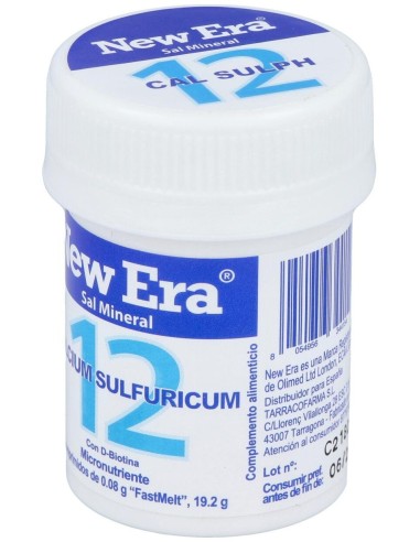 Sal Schussler Nº12 Calcium Sulfuricum 240Comp. de New Era