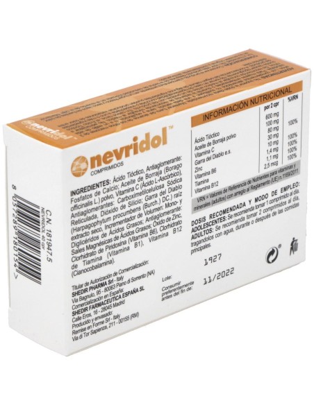 Nevridol 40Comp. de Shedir