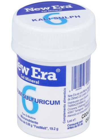 Sal Schussler Nº6 Kalium Sulfuricum 240Comp. de New Era