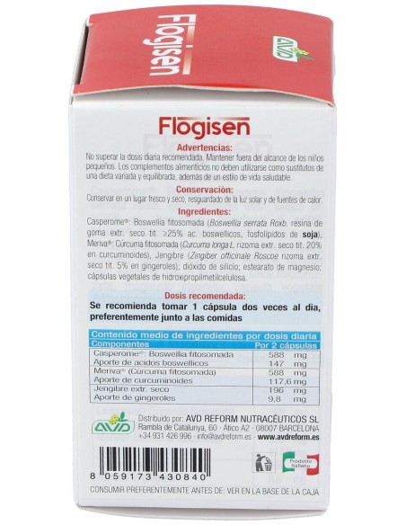 Flogisen 40Cap. de Avd Reform