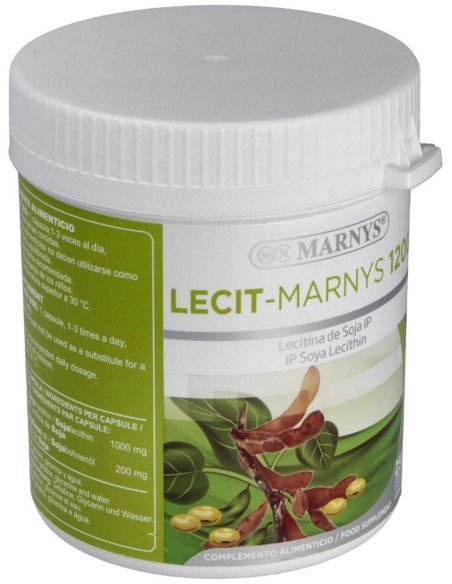 Lecitina De Soja-Lecitmar 1200Mg. 250Perlas de Marnys