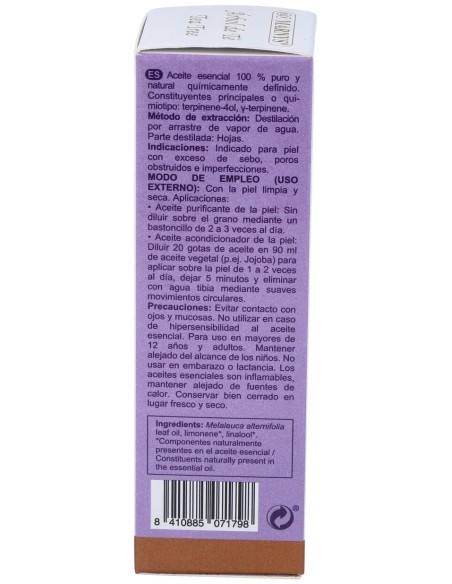 Aceite De Arbol Del Te 50Ml. de Marnys