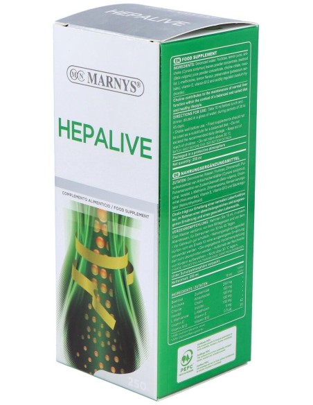 Hepalive (Ext.Alcachofa) 250Ml. de Marnys