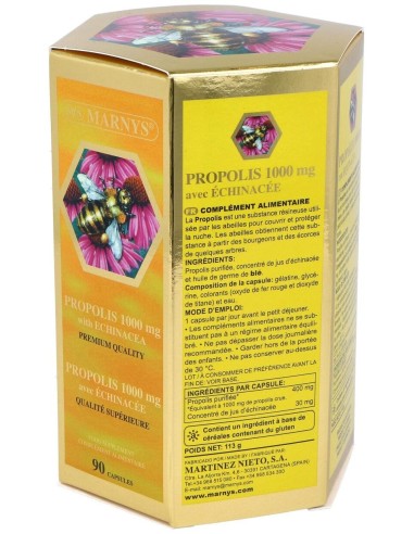 Propoleo 1000Mg.Con Echinacea  90Perlas de Marnys