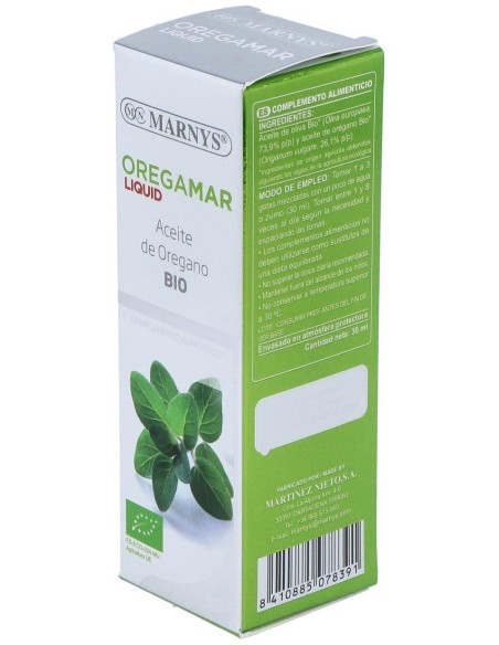 Aceite De Oregano Bio 30Ml. de Marnys