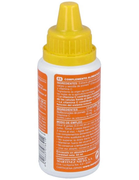 Citrubiomax Extracto De Pomelo Bio 65Ml. de Marnys