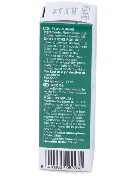 Romero Aceite Esencial Alimentario 15Ml. de Marnys