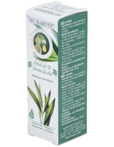Tea Tree  Aceite Esencial Alimentario 15Ml. de Marnys