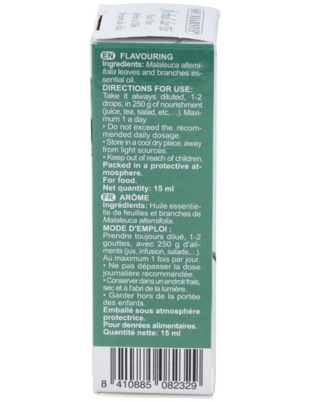 Tea Tree  Aceite Esencial Alimentario 15Ml. de Marnys