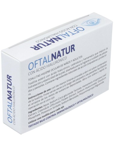 Oftalnatur 20Toallitas Oculares de El Naturalista