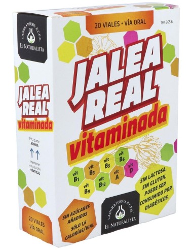 Jalea Real Vitaminada 20Amp. de El Naturalista