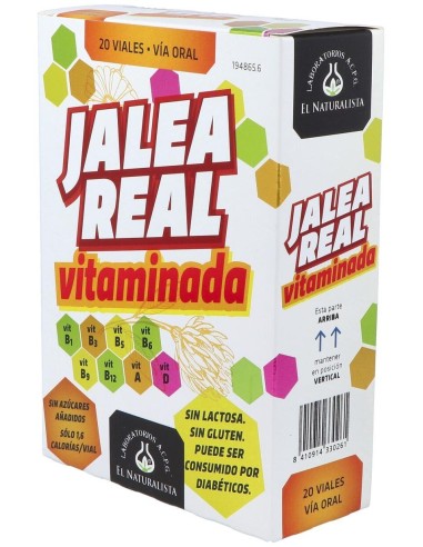 Jalea Real Vitaminada 20Amp. de El Naturalista