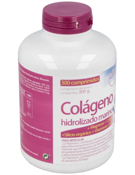 Colágeno Hidrolizado Marino 300 Comp de Ynsadiet