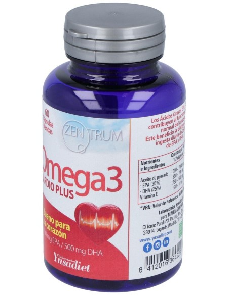 Cardio Plus Omega 60 Perlas  de Ynsadiet