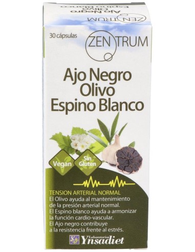Olivo, Ajo Negro Y Espino 30 Caps. V de Ynsadiet