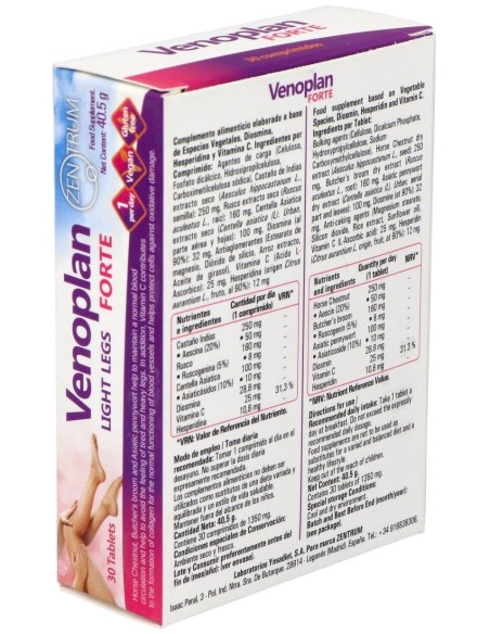 Venoplan Forte 30 Comp de Ynsadiet