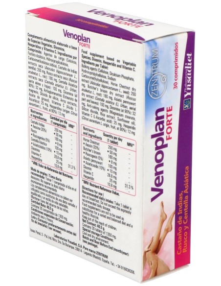 Venoplan Forte 30 Comp de Ynsadiet