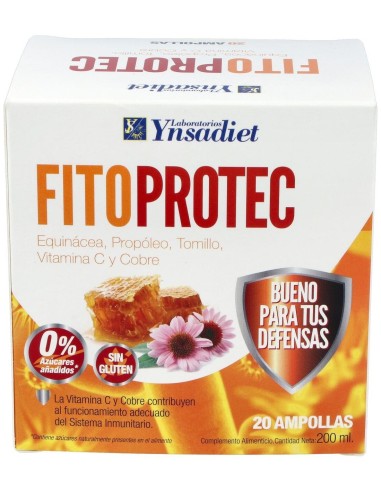 Fitoprotec + Echinacea. 0% Azúcar 20 Amp de Ynsadiet