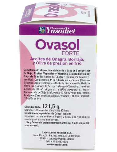 Ovasol Forte 180 Perlas de Ynsadiet