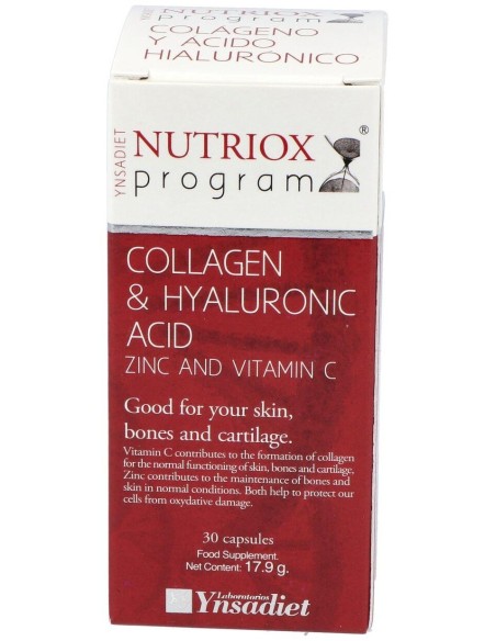 Colágeno + Ácido Hialurónico 30 Caps de Ynsadiet