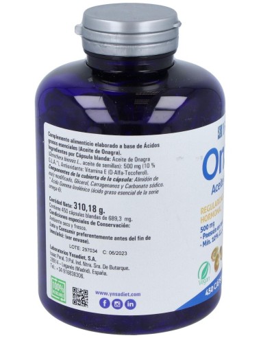 Onasol Vegetal 450 Perlas. V de Ynsadiet