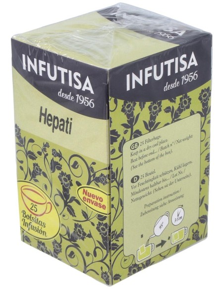 Hepati 16 Infusion 25Bolsitas de Infutisa