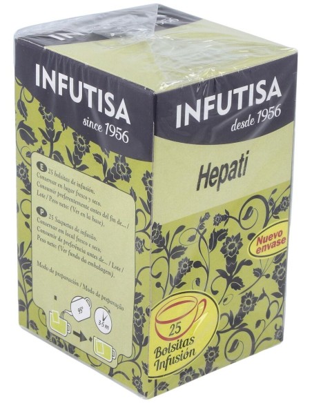 Hepati 16 Infusion 25Bolsitas de Infutisa