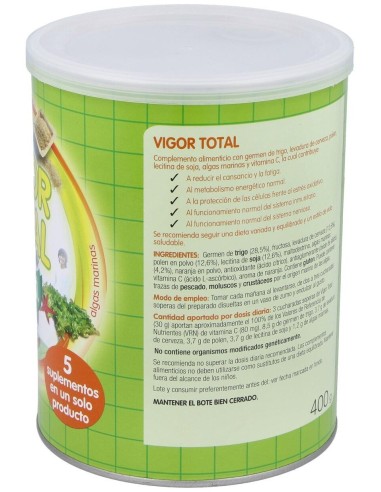 Vigor Total Polvo 400Gr. de Santiveri