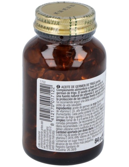 Aceite De Germen De Trigo 120Perlas de Santiveri