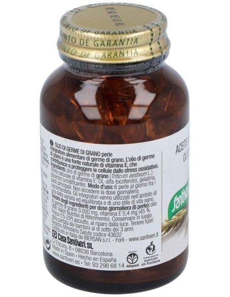 Aceite De Germen De Trigo 120Perlas de Santiveri