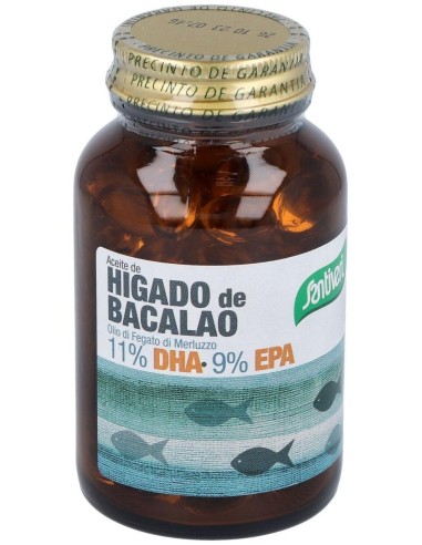 Aceite De Higado De Bacalao 120Perlas de Santiveri