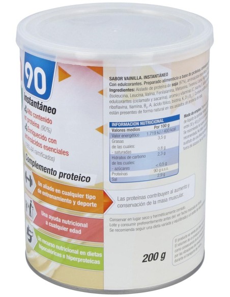 Protein-90 Vainilla 200Gr. de Santiveri