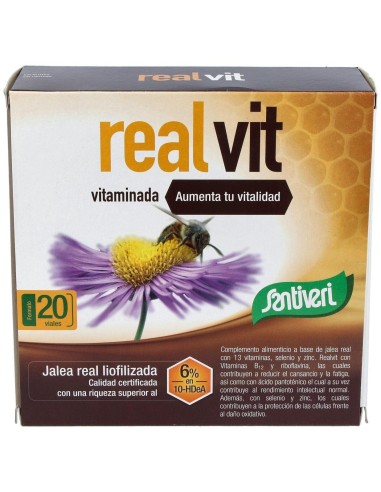 Realvit Vitaminada 20Viales de Santiveri