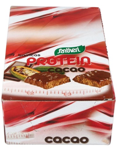 Barritas Protein Cacao Caja 16Ud. de Santiveri